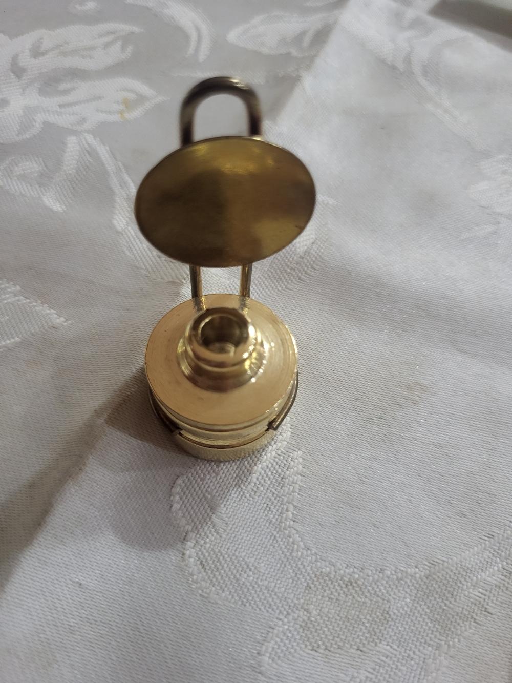vintage mid century Miniature Dollhouse Wall Lantern Brass
